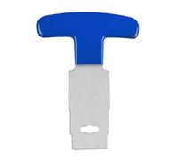 Sbshiouu Outil de retrait de bouchon de piscine en métal fiable avec prise en main confortable adapté pour un retrait facile du globe oculaire et un démontage rapide de la buse de retour