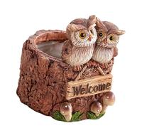 Sbshiouu Pots de Fleurs en résine Animale résistant intempéries, jardinière créative en Forme d ' Animal pour Usage extérieur et récipient de Fleurs moulé de beauté