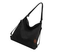 Sbshiouu Sac à provisions avec fermeture éclair en toile multi-poches Sac à bandoulière Sacoche Hoboes Messagers pour femme Toile Toted Casual Multi Poches Sac à main Grande capacité