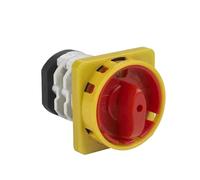 SBSSYVLMV Commutateur à cames Rotatif à Deux Positions, Cadenas 0-1, 25 A, 2 nœuds, Moteur de Commande, sélecteur Universel YMZ12-25/2GS