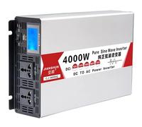 SBSSYVLMV Convertisseur de Puissance à Onde sinusoïdale Pure DC 12 V/24 V/48 V/60 V vers AC 110 V/220 V for Voiture, Puissance 4000 W/5000 W/6000 W/8000 W avec écran LCD(24Vto220V,4000W)