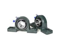 SBSSYVLMV Palier à Semelle UCP201 UCP202 UCP203 UCP204 UCP205 UCP206 UCP207, alésage 12/15/17/20/25/30 mm, Base Solide for Broche(UCP208)