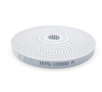 SBTRKT Courroie synchrone trapézoïdale T5 Largeur 6/10/15/16/20/25/30mm Acier polyuréthane PU T5 Courroies de Distribution Ouvertes imprimante 3D (Size : 3Meters, Color : 16mm)