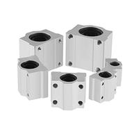 SBTRKT Glissières à roulement linéaire 10 pièces, modèle SC10UU, SCS10UU, SCS8UU, SCS6UU, SCS12UU, SCS8LUU, principalement utilisées for Les pièces CNC, pièces d'imprimante 3D (Size : SCS8UU)