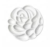 SBTRKT Palette en céramique de Roses, Porcelaine ondulée for colorier Les aquarelles, Les peintures à l'huile, Les gouaches, l'artisanat, Les Amateurs, Les Beaux-Artistes