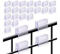 SBYURE Gridwall Lot de 60 supports de panneau à clipser pour grille d'affichage