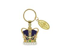 Sbyzm Porte-clés commémoratif vintage Queen Elizabeth II en acrylique - Cadeau - Sac à dos - Bijoux pour homme et femme