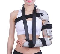 SBZIOJHDR attelle de bras articulée, Attelle de coude post-opératoire avec stabilisateur sangle, for la récupération après une blessure au sportif, gauche(Left)