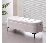 SBZIOJHDR Banc de Rangement pour Chaussures, Banc d'extrémité de lit en Cuir for Chambre à Coucher, entrée rembourrée for Salon et