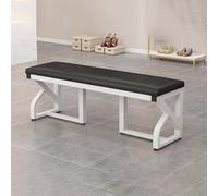 SBZIOJHDR Banc de Rangement pour Chaussures, Tabouret de lit rembourré en Cuir avec Structure métal, idéal for Le Bureau ou la Chambre d'étudiant