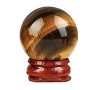 SBZIOJHDR Boule de Cristal, Boule de Divination Feng Shui Chakra Aura Décoration Bureau à Domicile Cadeaux précieux décoratifs, 9 cm(8cm)