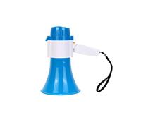 SBZIOJHDR Mégaphone, Porte-Voix, Haut-Parleur Multifonction Bullhorn, amplificateur de Voix Portable mégaphone avec contrôle du Volume, poignée Pliable, 15 W