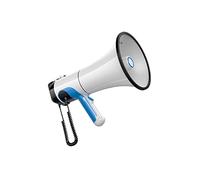 SBZIOJHDR Mégaphone, Porte-Voix Puissant, amplificateur Vocal Portable USB, Haut-Parleur mégaphone sirène intégré avec contrôle de Volume réglable 80 Watts