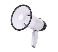SBZIOJHDR Mégaphone, Sirène intégrée mégaphones à Main Modernes avec enregistreur Vocal Haut-Parleur Bullhorn 15w mégaphone extérieur