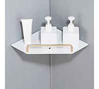 SBZIOJHDR Rangement pour Salle de Bain, Étagères de Salle Bain en Aluminium avec Porte-Savon, Support Rangement for Dentifrice et Organiseur Mural for épices Cuisine(Thickened Single Layer)