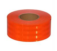 SBZIOJHDR ruban réfléchissant, Autocollant réfléchissant en acrylique haute intensité, ruban de marquage(Oranje)