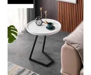 SBZIOJHDR Table d'appoint, Table d'appoint Fonctionnelle for la Chambre et Le canapé, idéale for Lire tranquillement Les Petits espaces(40cm,White)