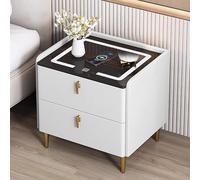 SBZIOJHDR Table de Chevet, Table de Chevet Moderne for Chambre à Coucher, Mini Commode, Meubles d'appoint for Salon, dortoir d'université(B,45x40x50cm)