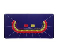 SBZIOJHDR Tapis de Disposition de Table de Roulette de Casino Professionnel portatif, Dessus de Table de Poker se Pliant for des Jeux de Poker(Purple,S)