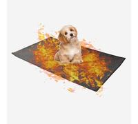 SBZIOJHDR Tapis pour Animaux, Tissu Doux et Confortable, Housse Lavable, Aucune électricité requise, for Chiens/Chats(Small)