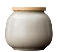 SBZIOJHDR Urnes pour Animaux de Compagnie destinées aux cend Mini urne funéraire en céramique for Cendres d'animaux de Compagnie, Souvenir décoratif for Chien, Chat, Oiseaux(Beige)