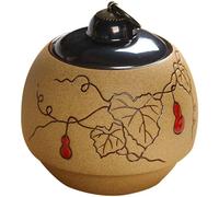 SBZIOJHDR Urnes pour Animaux de Compagnie destinées aux cend Mini urne funéraire en céramique for Un Petit Nombre de Personnes ou d'animaux domestiques, canettes Cendres, Trompette Souvenir(B)