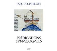 Sc 435 predications synagogales - Pseudo Philon - Cerf - Livre