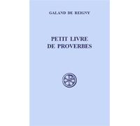 Sc 436 petit livre de proverbes - Galand De Reigny - Cerf - broché - Anthologie