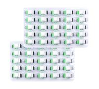 SC/APC Lot de 50 adaptateurs de coupleur fibre optique monomode Keystone | ≤ 0,2 dB IL, ≥ 50 dB RL, 1200-1600 nm, plus de 1000 cycles, manchon en céramique de zircone, support mural/panneau, CATV/FTTx
