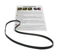 SC - Courroie de machine à laver compatible (5EPJ 1276 / EPJ 1276 / 5PJE 1276/1276 PJE/EL 1276 J4 / 4PJE 1276/1276 J4 MAEL)