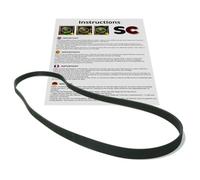 SC - Courroie de machine à laver compatible (5PJE 1281 / EL 1281 J5 / 1281 J / 1281 PJE / 5EPJ 1281)