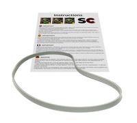 SC - Courroie de machine à laver compatible (6EPJ 1234 / 5PJE 1234 / EPJ 1234 / 6PJE 1234 / EL 1234 J5 / PJ 1234)