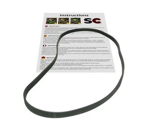 SC - Courroie de machine à laver compatible (EPJ 1260/1260 J4 / 1260 J5 / 1260 PJ / 1260 J/PJ 1260)