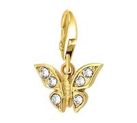 SC Crystal - Charm pour Femme, ton or, Charmen Métal rhodié, Idée Charm Cadeau pour Femme - Cliquez sur "Visiter la boutique SC Crystal" pour voir nos bijoux.