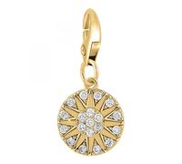 SC Crystal Charms pour Femme en métal rhodié