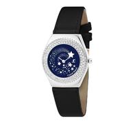 SC Crystal - Montre pour Femme, Noir, Réglable avec Fermoir, Idée Montre Cadeau pour Femme - Cliquez sur Visiter la Boutique pour Voir nos Bijoux.