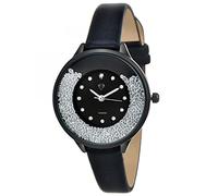 SC Crystal Montre Quartz pour Femme en métal rhodié