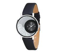 SC Crystal Montre Quartz pour Femme en métal rhodié