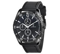SC Crystal Montre Quartz pour Homme en métal rhodié