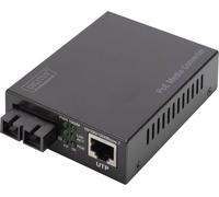 SC Duplex, IEEE 802.3z 1000BASE-LX, LAN 10/100/1000 Mo/s Digitus DN-82160 Convertisseur de médias 10 / 100 / 1000 MBit/s