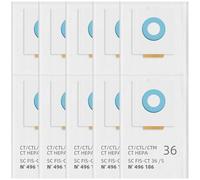 SC FIS-CT 36/5 Lot de 10 sacs filtrants SelFCLEAN de rechange pour aspirateur Festool CT 36 / CTM 36 E/CTL 36 E CLEANTEC, accessoires avec grande capacité (496186 sacs de rechange)