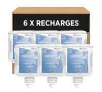 SC Johnson Professional Clear Foam Pure - Nettoyant moussant mains - Peaux sensibles - Sans parfum ni colorant - Élimine 99 % des salissures - Recharge 6X1 L - Réservé à un usage professionnel