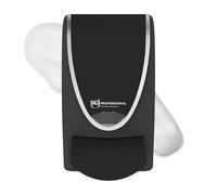 SC Johnson Professional Distributeur Mural - Noir & Liseré Chromé - 1 L | Distributeur manuel pour cartouches scellées, design premium, technologie BioCote. Usage professionnel.