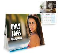 SC Products Calendrier 2026 Only Fans - Cadeau amusant pour homme | Calendrier amusant 2026 au Royaume-Uni | Idées de Père Noël secret pour le bureau | Cadeau de Noël amusant pour lui