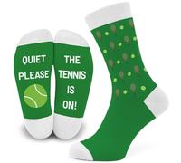 SC Products Chaussettes de tennis fantaisie Wimbledon | Taille 39-46 - Chaussettes amusantes en coton pour homme | Cadeaux pour les amateurs de sport pour homme