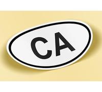 SC ® - Sticker/Autocollant - CA - Canada - Abréviations et Codes des Noms de Pays (ISO) - 15 cm - Fabrication Française