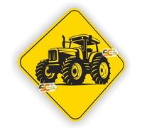 SC ® - Sticker/Autocollant - Panneau Tracteur Agriculteur - Fabrication Française