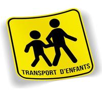 SC ® - Sticker/Autocollant - Transport Enfants - Ramassage Scolaire - 10 cm - Fabrication Française