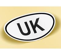 SC ® - Sticker/Autocollant - UK - Royaume-Uni - Abréviations et Codes des Noms de Pays (ISO) - 15 cm - Fabrication Française