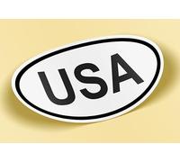 SC ® - Sticker/Autocollant - USA - États-Unis - Abréviations et Codes des Noms de Pays (ISO) - 15 cm - Fabrication Française